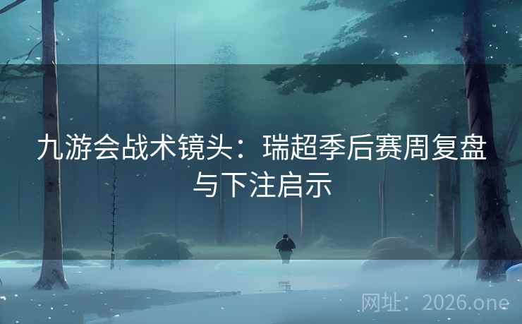 九游会战术镜头:瑞超季后赛周复盘与下注启示