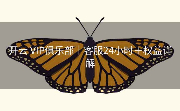 开云 VIP俱乐部|客服24小时+权益详解 开云 VIP俱乐部|客服24小时+权益详解