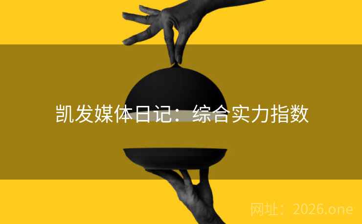 凯发媒体日记:综合实力指数 凯发媒体日记:综合实力指数