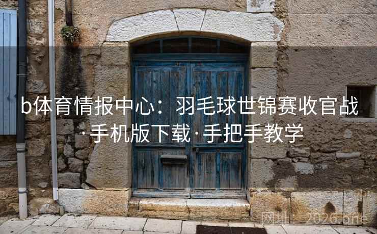 b体育情报中心：羽毛球世锦赛收官战·手机版下载·手把手教学